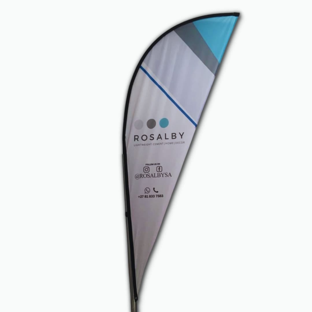 24hrMedia Custom Outdoor Flying Banner