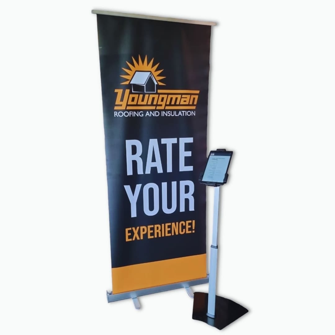 24hrMedia Youngman Pull-up Banner
