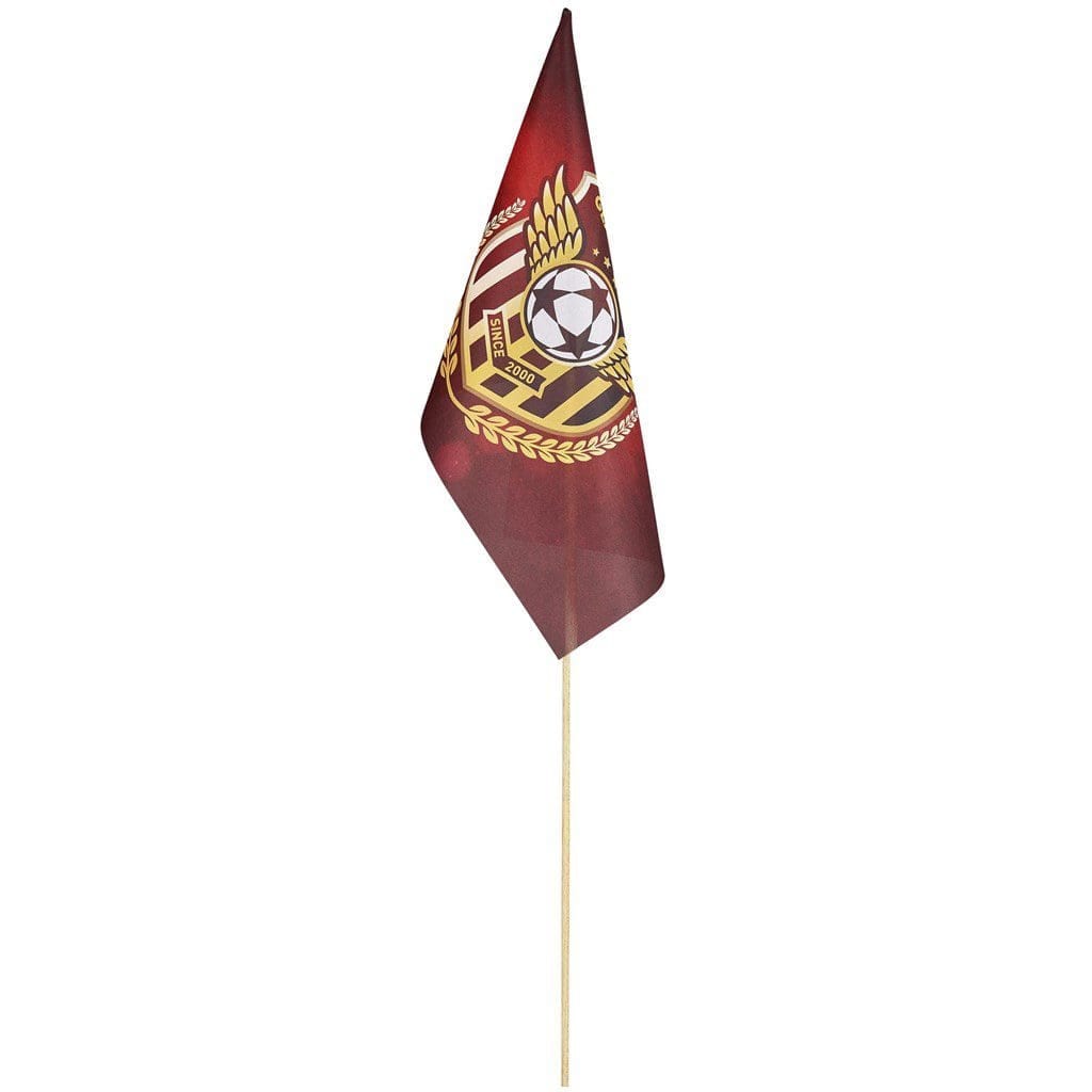24hrMedia Maroon Hand Held Flag