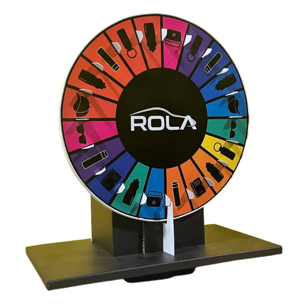 24hrMedia Multicolored Spinning Wheel