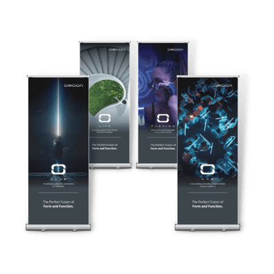 Pull-up banner designed and printed in Cape Town