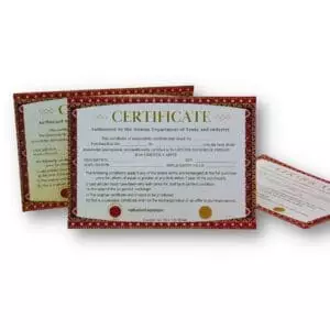 Certificates