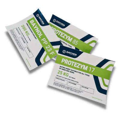 chemical product labels printed by printing company in Cape Town